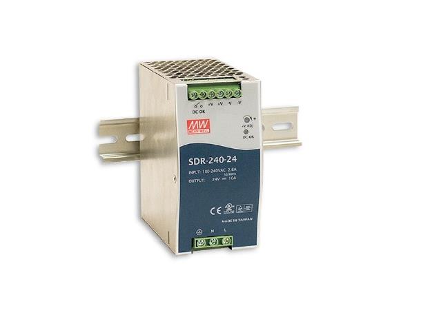 Mean Well SDR-240-24 230AC 24VDC 10A DIN